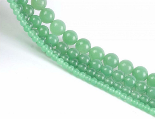 Minerální korálky Avanturín 6 mm (10ks)