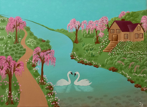 Kouzelné jaro, 30x40 cm