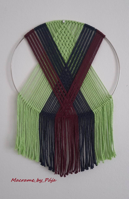Macramé v kruhu