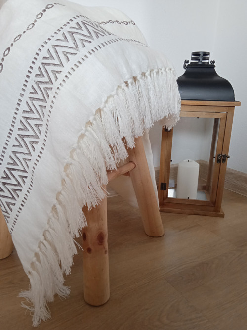 Lněný přehoz/pléd Besseggen — foto 1