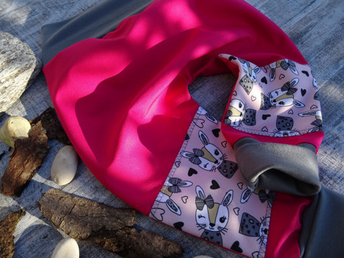 BAGGY SOFTSHELL letní viva magenta *kočky