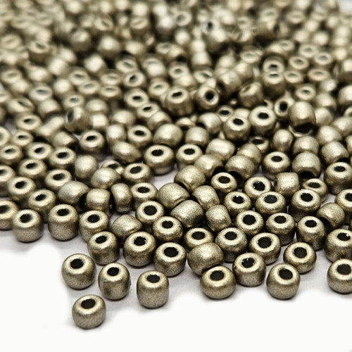 Rokajl metalický, zlatá světlá, 3mm, 50g