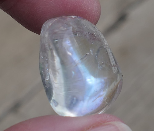 Křišťál - aqua aura (23 mm) J9672