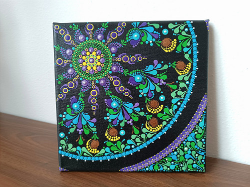 Tečkovaná mandala - Svěžest
