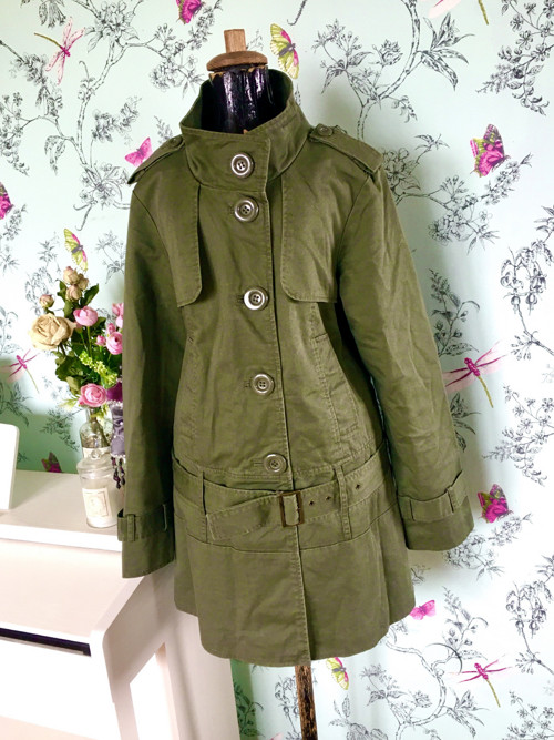 Bunda kabátek army look — foto 1