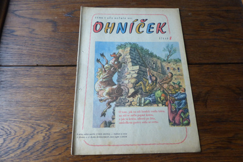 Ohníček....dětský časopis 8/1958