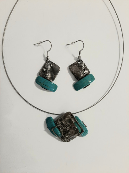 Šperková souprava tiffany - tyrkys