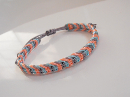 *Macramé barevný náramek - Unisex*