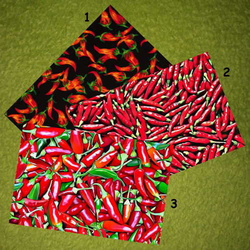 CHILLI PAPRIČKY PROSTÍRÁNÍ sada 2 kusy
