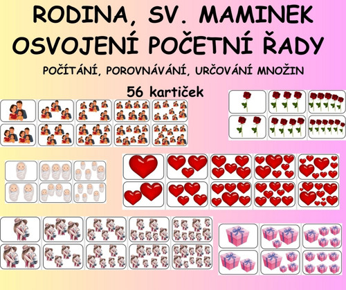 RODINA, SV. MATEK - Osvojení početní řady do 6ti a