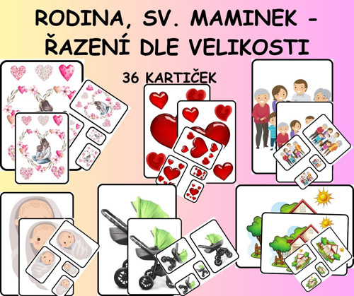 RODINA, SV. MATEK - Řazení dle velikosti