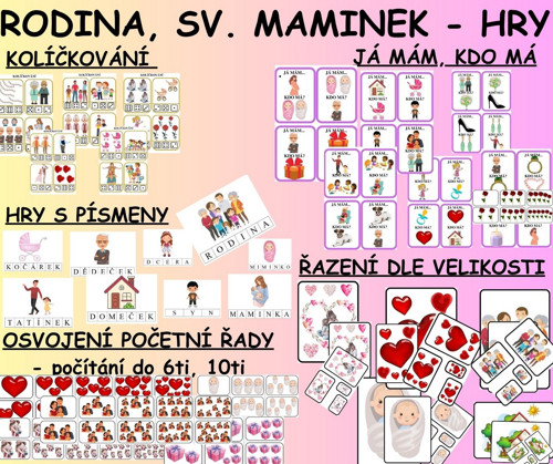 RODINA, SV. MATEK - Didaktické hry