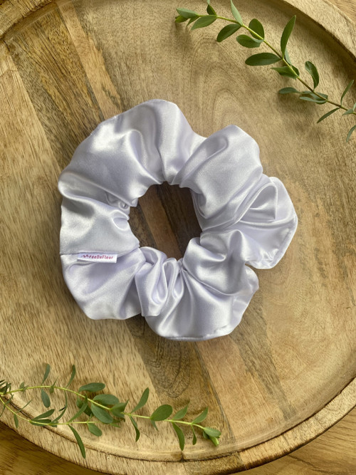 Scrunchie gumička bílá - poslední kus — foto 1