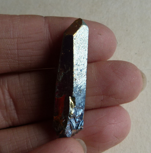 Aqua aura křišťál - 3,7 cm — foto 1