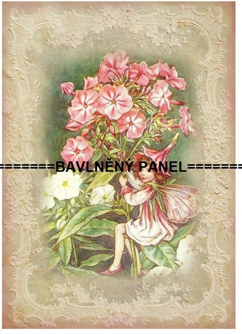 Bavlněný panel 14x20 cm - skladem — foto 1
