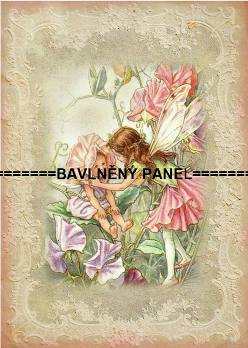 Bavlněný panel 14x20 cm - skladem — foto 1