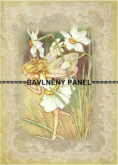 Bavlněný panel 14x20 cm - skladem