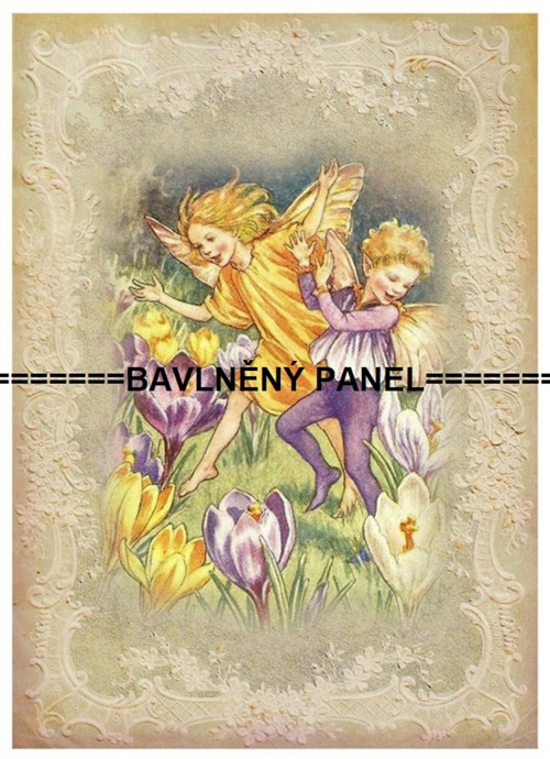 Bavlněný panel 18x25 cm - skladem — foto 1