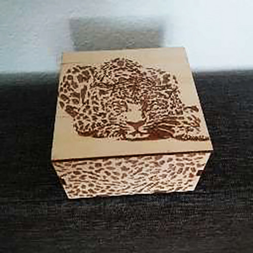 Krabička s leopardem
