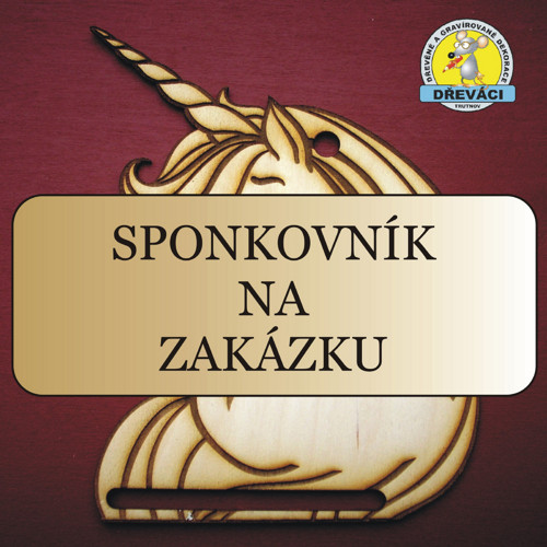 SPONKOVNÍK na zakázku JEDNOROŽEC KV0358 B