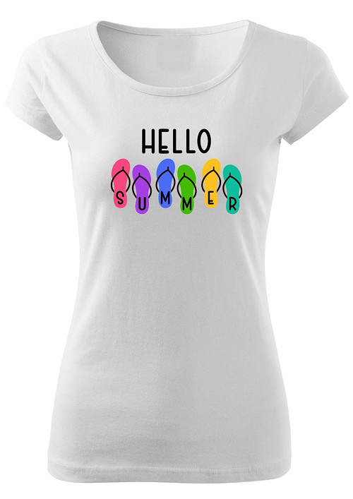 Dámské tričko "Hello Summer" — foto 1