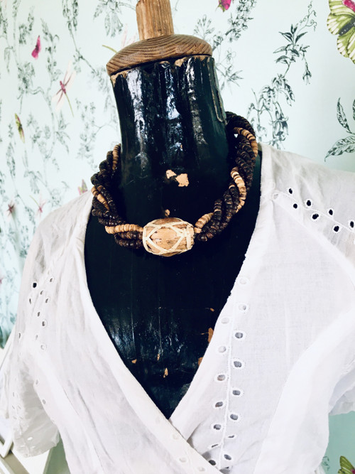 Náhrdelník etno boho přírodní — foto 1