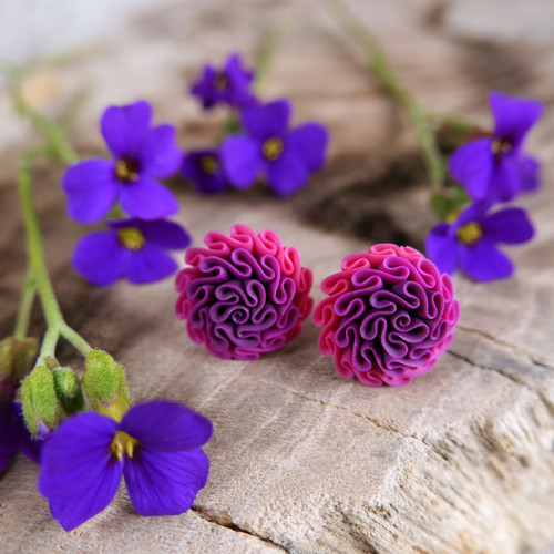 Náušnice Violet — foto 1