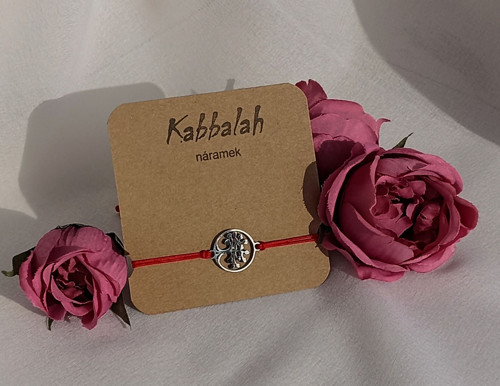 Kabbalah - ochranný náramek na šňůrce
