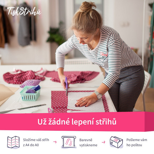 Tisk střihů - tiskneme střihy ve formát A0