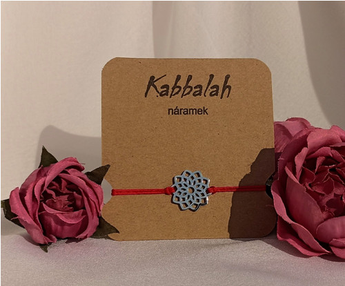 Kabbalah - ochranný náramek na šňůrce