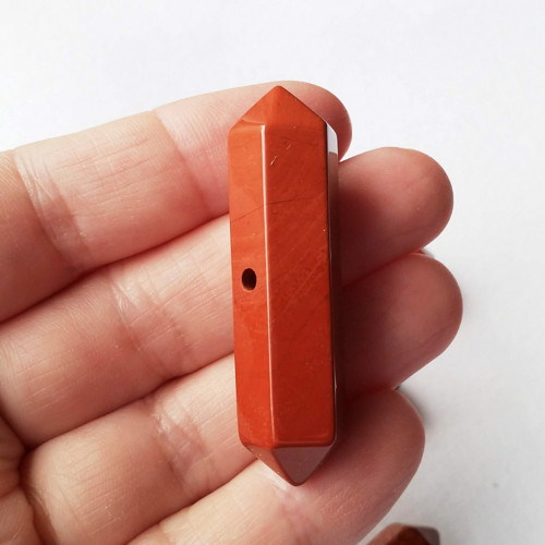 Jaspis červený 7 hranolek 48 x 14 mm