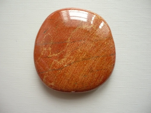 Placka - jaspis červený 48 mm, č.553f — foto 1