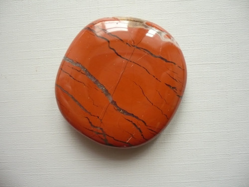 Placka - jaspis červený 42 mm, č.568f