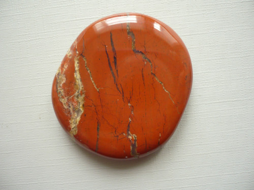 Placka - jaspis červený 44 mm, č.572f
