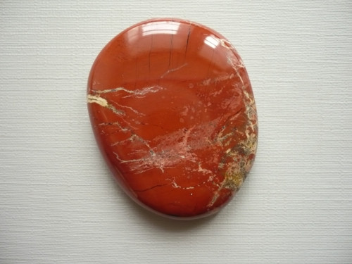 Placka - jaspis červený 42 mm, č.577f