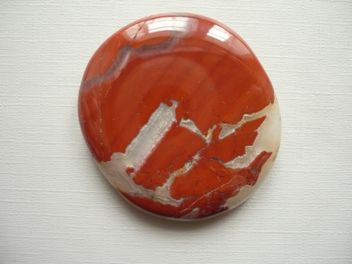 Placka - jaspis červený 44 mm, č.581f