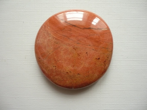 Placka - jaspis červený 40 mm, č.587f — foto 1