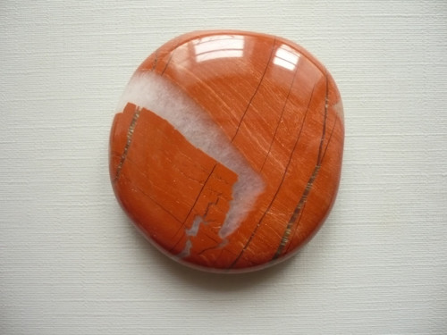 Placka - jaspis červený 44 mm, č.596f — foto 1