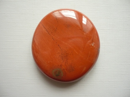 Placka - jaspis červený 41 mm, č.597f
