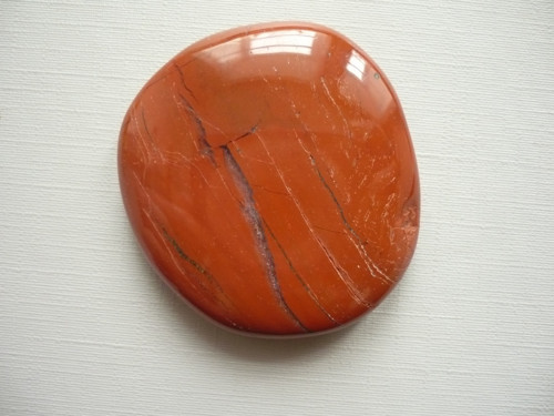 Placka - jaspis červený 44 mm, č.658f