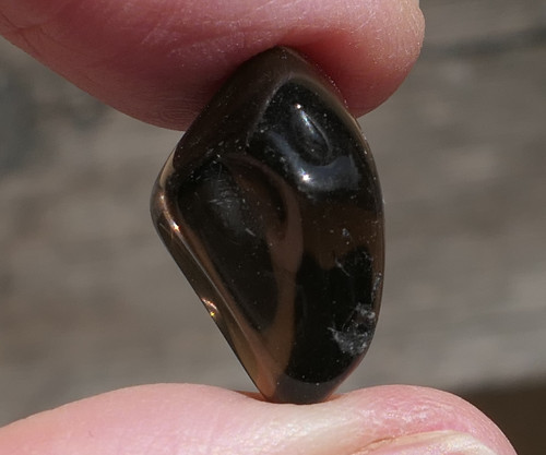 Obsidián záhnědový " Apačské slzy" J9849