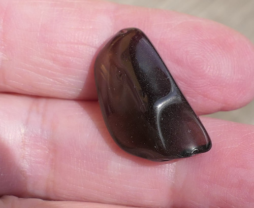 Obsidián záhnědový " Apačské slzy" J9852