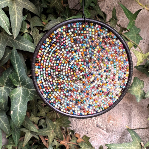 ,,Krasohled - kolečko vitrážové 18 cm — foto 1
