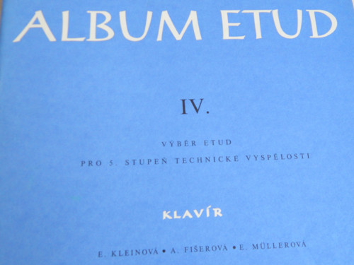 Kleinová, Fišerová, Mullerová, Album Etud
