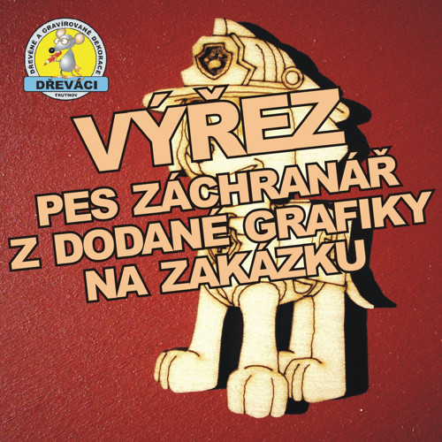 Výřez pes záchranář KV0278 B