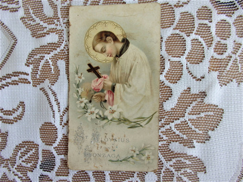 St. Aloysius von Gonzaga - svatý obrázek