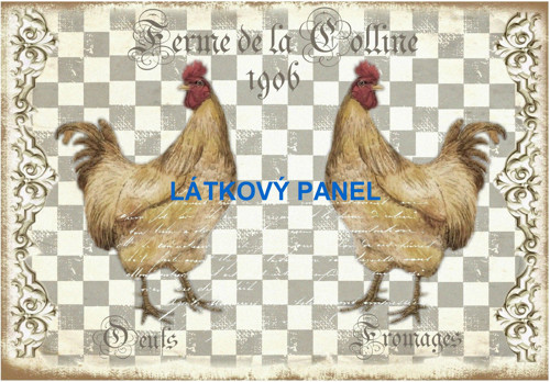 Bavlněný panel 21x30 cm - skladem — foto 1