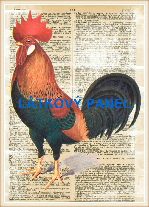 Bavlněný panel 21x30 cm - skladem