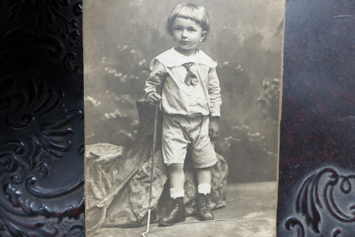 S límečkem ...stará kabinetní fotografie