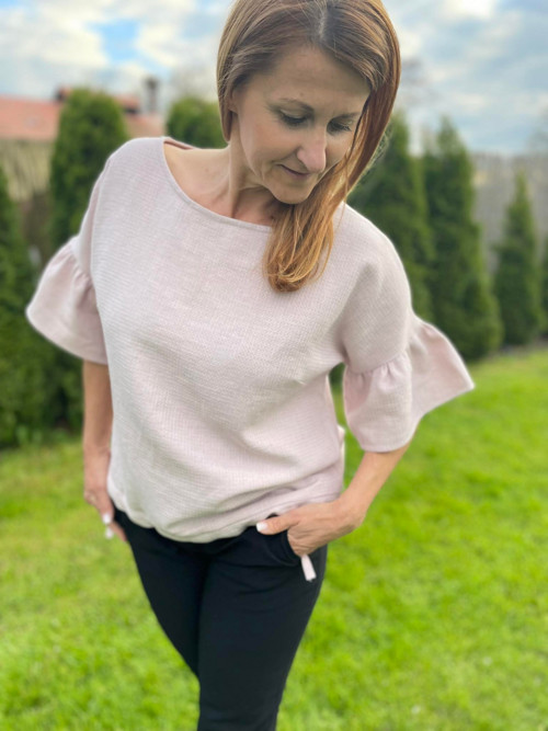Lněná, pudrová. — foto 1
